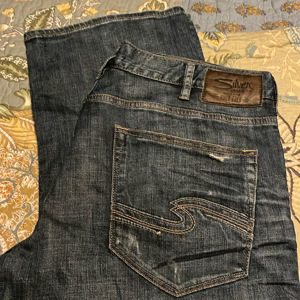 Zac Silver Jeans - Like New!